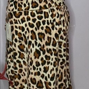 Large Lularoe cheetah Olivia skirt